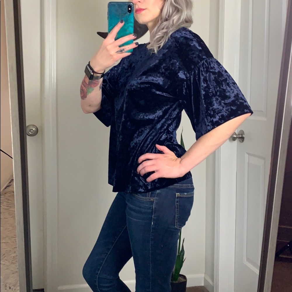 Velvet top